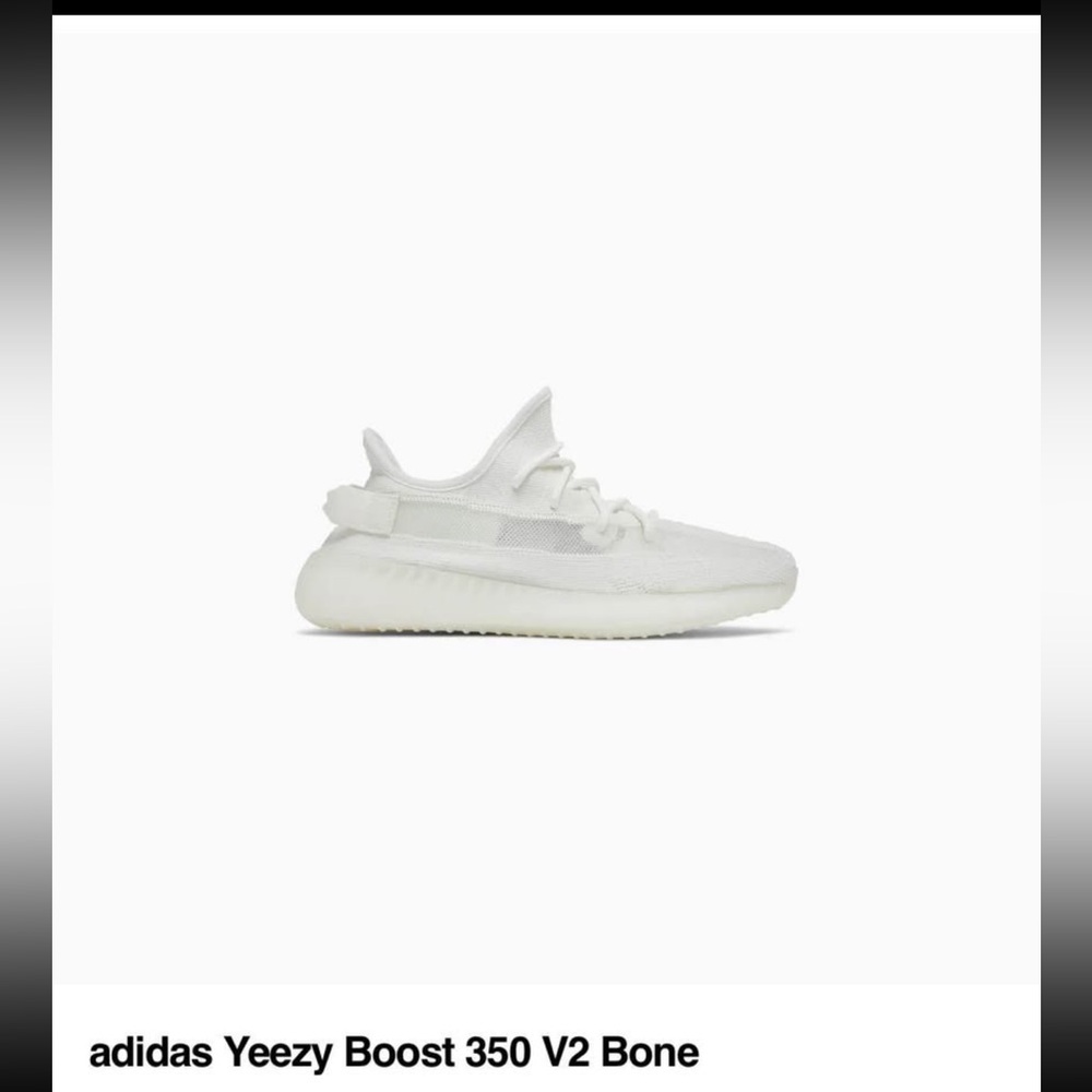 Yeezy Boost 350 V2 Bone White Sneakers